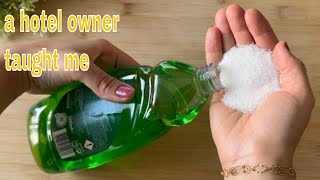 Mix detergent with SALT 😱 You will not believe the incredible result [upl. by Kifar703]