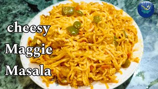 Cheese Maggi Recipe  Street Style Cheesy Masala Maggi recipe [upl. by Manella]