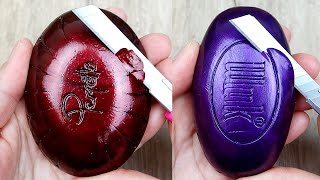 Relaxing Soap Cutting ASMR Satisfying Soap and lipstick cutting Corte de jabón  536 [upl. by Bone]