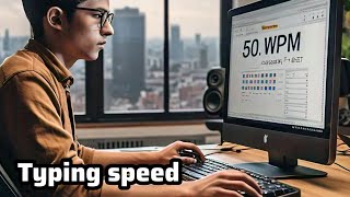 typing speed 50 WPM  typing master  MSK RUSTAM TV [upl. by Callas]