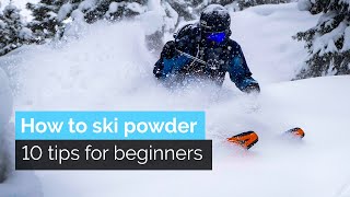 How to Ski Powder  10 Tips for Beginners [upl. by Herwick679]