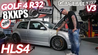 GOLF 4 R32 TURBO mit 8XX PS amp HLS4 amp gepfeffert V3 [upl. by Neuberger]