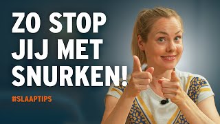 STOPPEN met SNURKEN 5 TIPS [upl. by Huston]