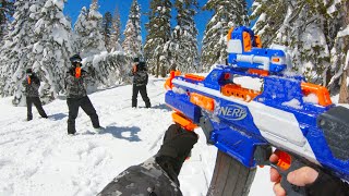 NERF Call of Duty in Real Life  Winter Battle [upl. by Sacul]