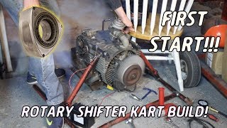 Ultra Rare Rotary Engine FINALLY RUNS  Rotary Shifter Kart Build Part 3 [upl. by Kakalina]