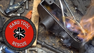 1902 Champion Blower amp Forge Co No 400 Forge Blower Part One Restoration [upl. by Alrahs]