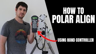 How to Polar Align with SynScan Hand Controller  HEQ5 Pro [upl. by Armbruster902]