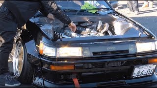 【STANCENATION JAPAN 2017 TOKYO】エンジンの調子が悪そうなハチロクレビン 20171217 [upl. by Magnolia]