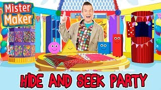 Mister Maker Hide and Seek Arty Party  Animated Story For Children  Mister Maker [upl. by Nydroj]