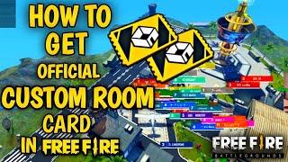 HOW TO GET OFFICIAL CUSTOM ROOM OF FREE FIRE LIKE CRX ROCKY  No One Knows Latest Trick 🤫 [upl. by Rosina266]