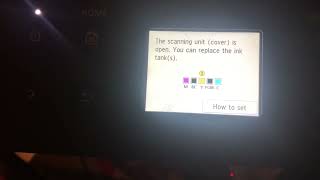 How To Change Ink Cartridge In Cannon TR7520 Printers [upl. by Reehsab]