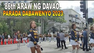 86TH ARAW NG DAVAO  PARADA DABAWENYO 2023  ARAW NG DAVAO  DAYO pH [upl. by Estele]