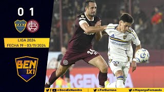 BEN 1X1 BOCA 0 VS LANUS 1  POST PARTIDO EN VIVO [upl. by Shaina]