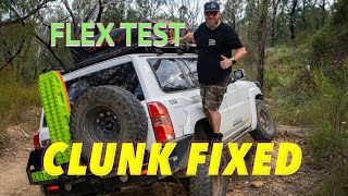 Nissan Patrol Why doesnt it flex amp why is it making a clunk noise in the front end suspension [upl. by Blayne]