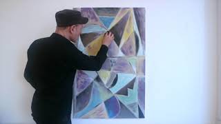 Kubismus abstrakt  der letzte Schliff Online Kurs Cubism abstract  the finishing touches [upl. by Louth]