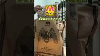 Myntra saree Haul myntra myntrashoppinghaul myntrahaulunder500 viralvideo cheapest diwali [upl. by Ahsien475]