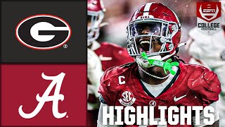 Georgia Bulldogs vs Alabama Crimson Tide  Full Game Highlights  ESPN College Football [upl. by Attiuqal]