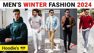 12 Must  Have Mens Winter Fashion Essentials amp Outfit Ideas 2023  हिंदी में [upl. by Salvatore348]