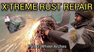 Diy Extreme Rust Repair Part 3 Fabricating Wheel Arches [upl. by Nodnar]