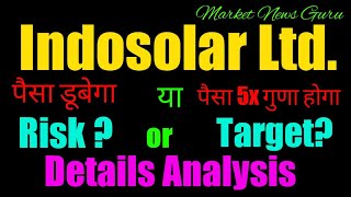 Indosolar Ltd share latest news  indosolar Ltd share latest news today  Indosolar Limider share [upl. by Aliakim]