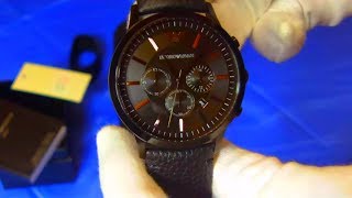 Unboxing Armani Watch AR2461 Original [upl. by Narud]