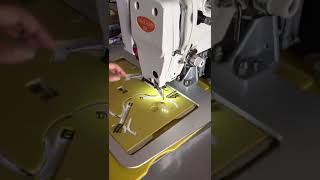 automatic sewing machine for leather sewing [upl. by Anuahsat]