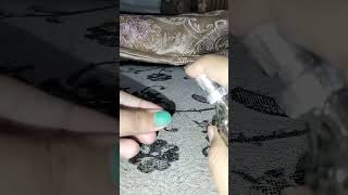 How to remove the nail polish without nail remover short Fati Eats short [upl. by Shannah]