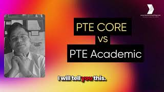 PTE Core vs PTE Academic  2 Differences ptecore pte [upl. by Mccullough]