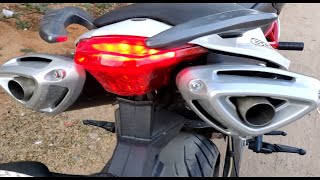 Benelli 600i exhaust sound  stock exhaust vs ixil exhaust [upl. by Aliuqet160]