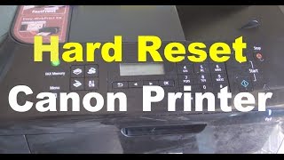 How to Hard Reset Canon Printer Error [upl. by Prager]