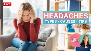 Headaches Types Causes amp Tips  Dr J9 Live [upl. by Malaspina925]