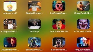 Rescue CutGrannyBlocky CraftCrazy BrannyScary Teacher 3DIT HorrorJasonErich SannScary Castle [upl. by Elmer812]