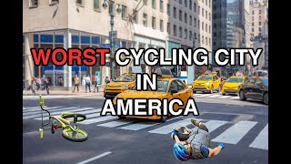 I Biked in the Worst Cycling City scary [upl. by Ariahay]