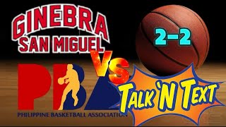 Ginebra Strikes Back They Won Game 4 Over Talk N Text [upl. by Akimak222]