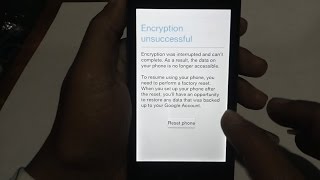 How to fix Encryption unsuccessful MTK Android [upl. by Llecrep]