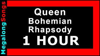 Queen  Bohemian Rhapsody 🔴 1 HOUR ✔️ [upl. by Naxela151]