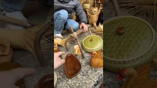 Craftsmanship and skill create unique handmade products FolkcraftHandcraftCraft ornamentscrafts [upl. by Millford]