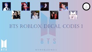 BTS Roblox Decal Codes 1 [upl. by Marlow596]