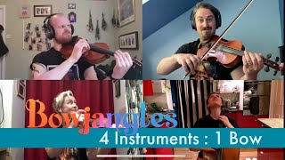 4 Instruments  1 Bow  BOWJANGLES STRING QUARTET [upl. by Ferullo206]