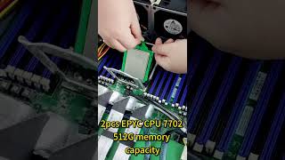 Assembling 4U GPU computing server with 6pcs A100 80G server gpuserver supermicro rackserver [upl. by Celka]