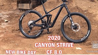 2020 CANYON STRIVE CF 80 NEW BIKE DAY [upl. by Huba]