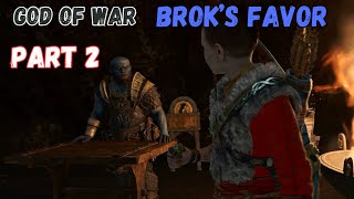 God of War Broks Favors Part 2  Deus Ex Malachite  Walkthrough w Commentary PS54K [upl. by Mencher]