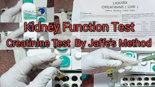 Creatinine test procedure  Kidney Function Test [upl. by Tedi]