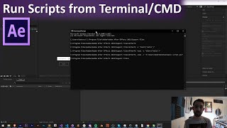 After Effects Scripting Tutorial QuickTip Run Scripts from TerminalCMD [upl. by Idalia471]