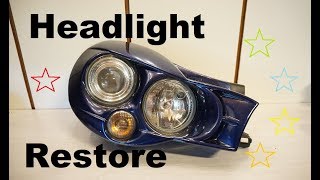 Project Impreza Wagon 2001  Morette Headlights restoration [upl. by Thackeray]