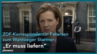 ZDFKorrespondentin Hilke Petersen zum Wahlergebnis in Großbritannien [upl. by Corron]