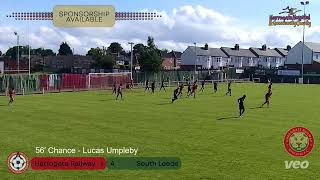 030824 Harrogate Railway vs South Leeds FC Match Highlights [upl. by Eilsel721]