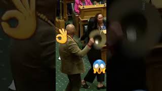 Powerful maori protest in new zealand parliament humor [upl. by Ahsii]