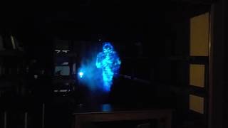 AtmosfearFX Phantasms Ghost Projected Onto Fog Machine [upl. by Ilene]