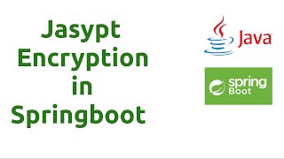 Jasypt Encryption in Springboot  jasypt springboot spring [upl. by Ttessil723]